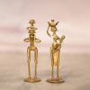 Brass Tribal Couple Dhokra Art - Image 3