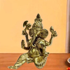 Dokra Dhokra Brass Ganpati Ganesh Idol