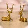 Brass Sitting Deer Dhokra Art
